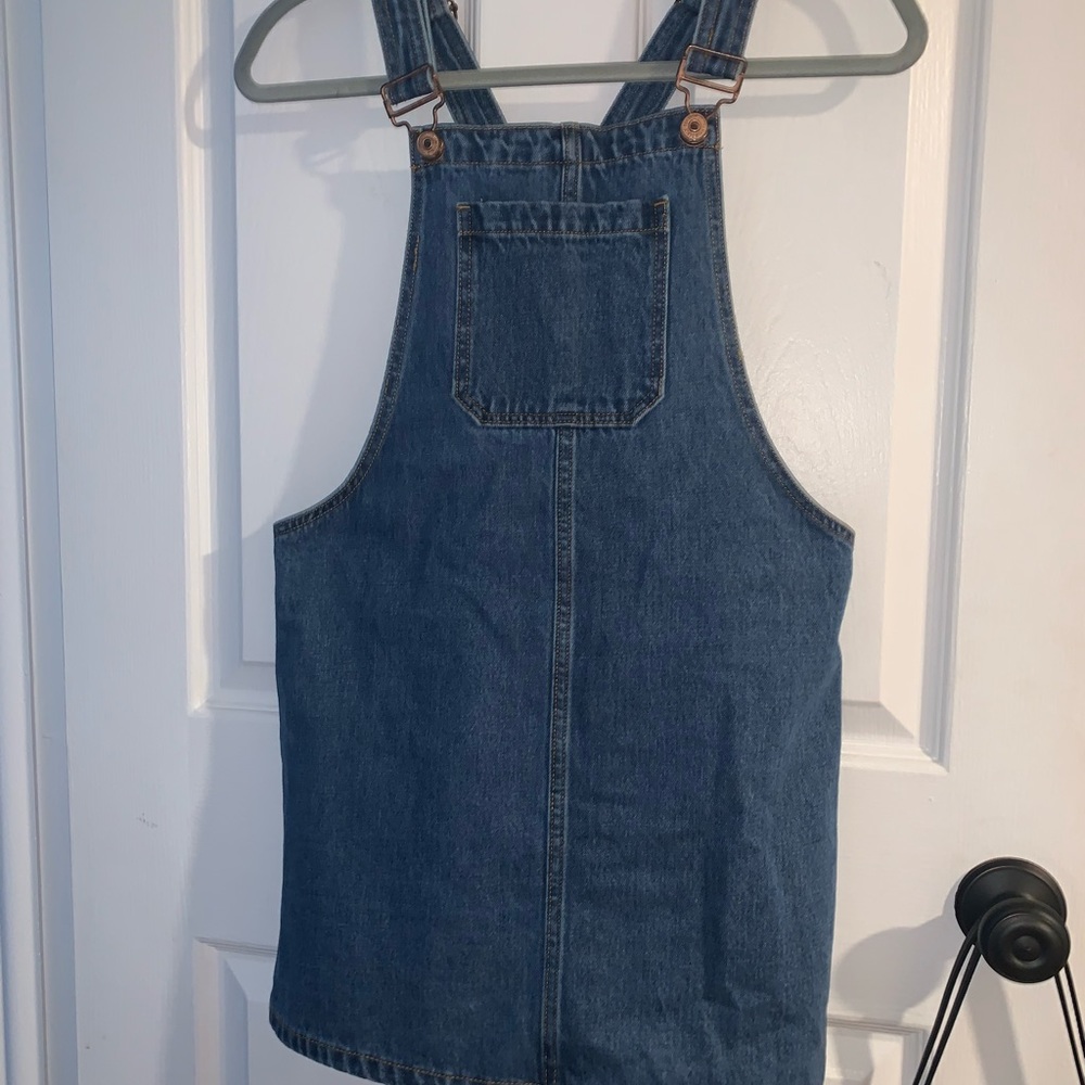 Jean overall dress